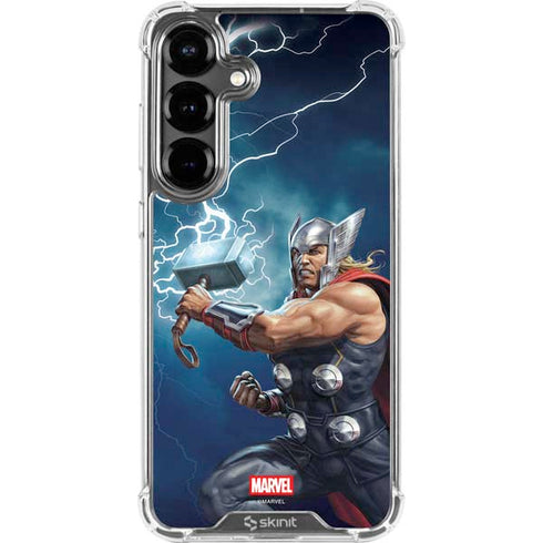 Marvel Thor Thor and Mjolnir Galaxy S26 Plus Clear Case