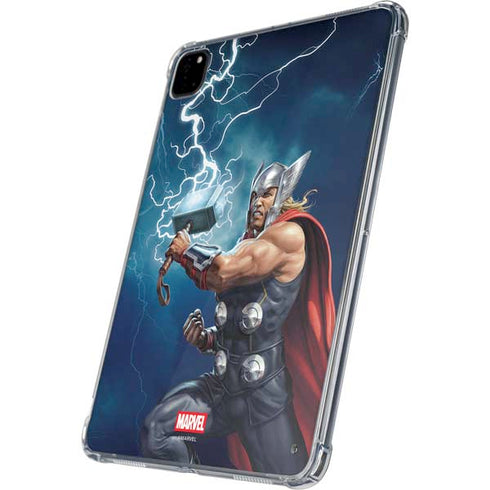 Marvel Thor Thor and Mjolnir iPad Pro 11in (2024) Clear Case