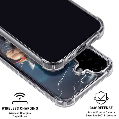 Marvel Thor Thor and Mjolnir iPhone 16 Plus MagSafe Case