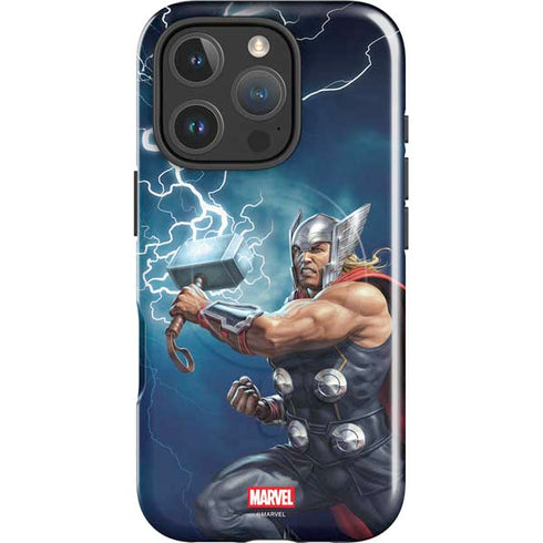 Marvel Thor Thor and Mjolnir iPhone 16 Pro Magsafe Impact Case