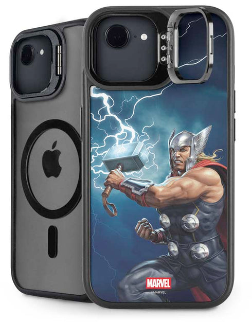 Marvel Thor Thor and Mjolnir iPhone 16e Kickstand Case