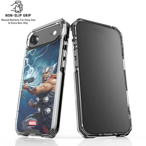 Marvel Thor Thor and Mjolnir iPhone 17 Air Clear Case
