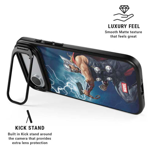 Marvel Thor Thor and Mjolnir iPhone 17 Air Kickstand Case