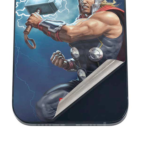 Marvel Thor Thor and Mjolnir iPhone 17 Pro Max Skin