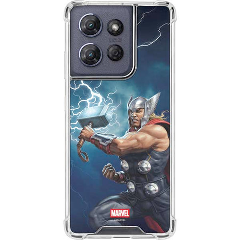 Marvel Thor Thor and Mjolnir Moto G 5G (2025) Clear Case