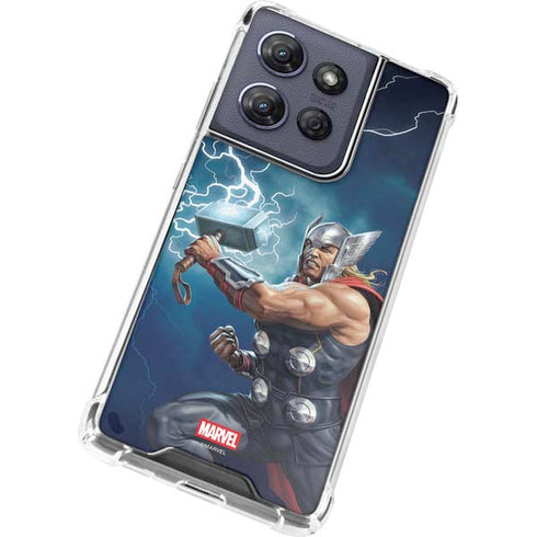 Marvel Thor Thor and Mjolnir Moto G 5G (2025) Clear Case