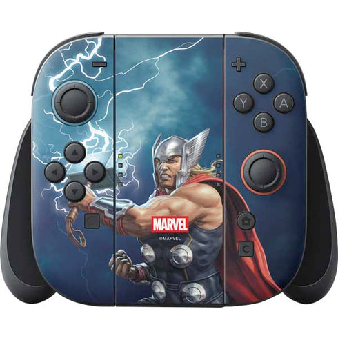 Marvel Thor Thor and Mjolnir Nintendo Switch 2 (2025) Joy-Con Controller Skin