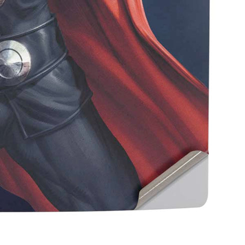 Marvel Thor Thor and Mjolnir PS5 Pro Disk Console Skin