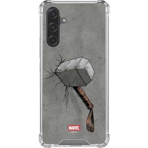 Marvel Thor Thors Hammer Mjolnir Galaxy A17 Clear Case