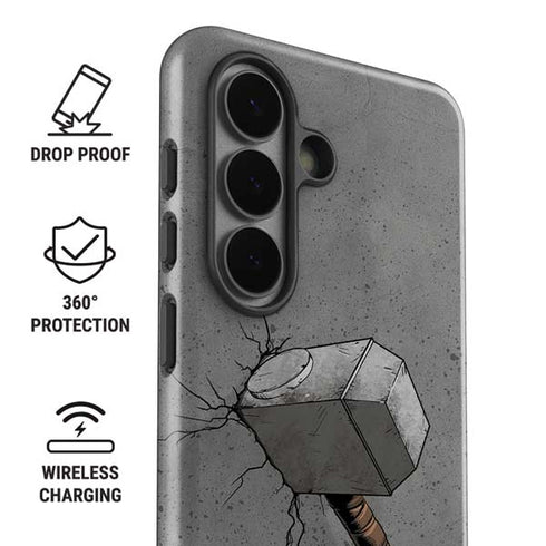 Marvel Thor Thors Hammer Mjolnir Galaxy S26 Impact Case