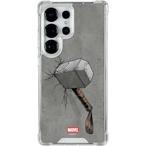 Marvel Thor Thors Hammer Mjolnir Galaxy S26 Ultra Clear Case