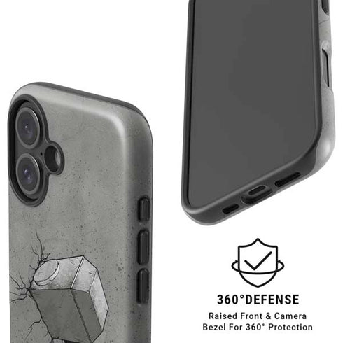 Marvel Thor Thors Hammer Mjolnir iPhone 16 Magsafe Impact Case