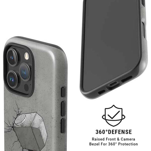 Marvel Thor Thors Hammer Mjolnir iPhone 16 Pro Magsafe Impact Case