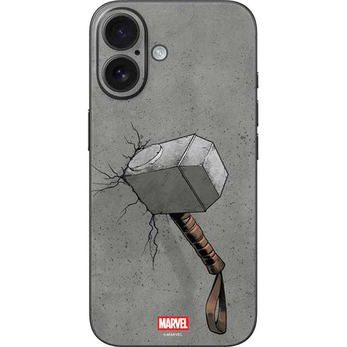 Marvel Thor Thor’s Hammer Mjolnir iPhone 16 Skin