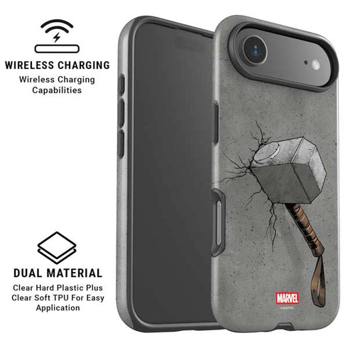 Marvel Thor Thors Hammer Mjolnir iPhone 17 Air Magsafe Impact Case