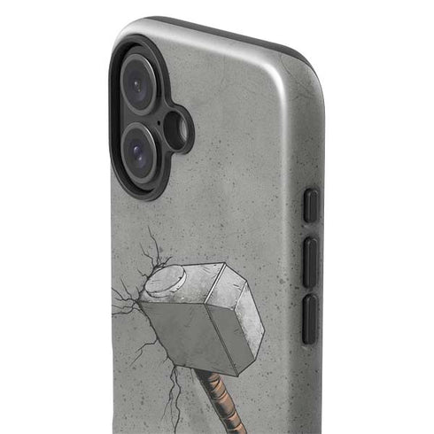 Marvel Thor Thors Hammer Mjolnir iPhone 17 Impact Case