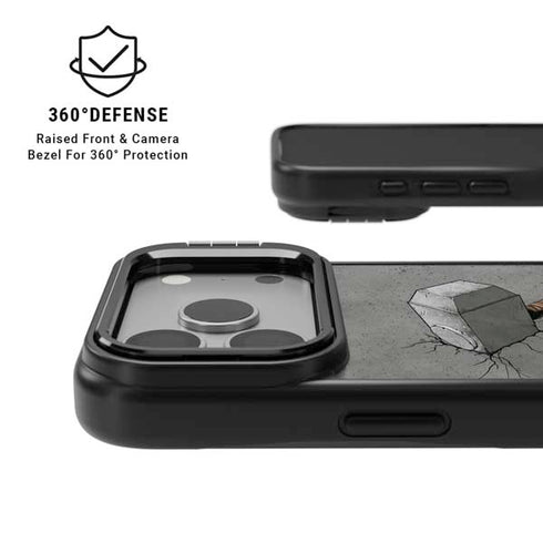 Marvel Thor Thors Hammer Mjolnir iPhone 17 Pro Kickstand Case