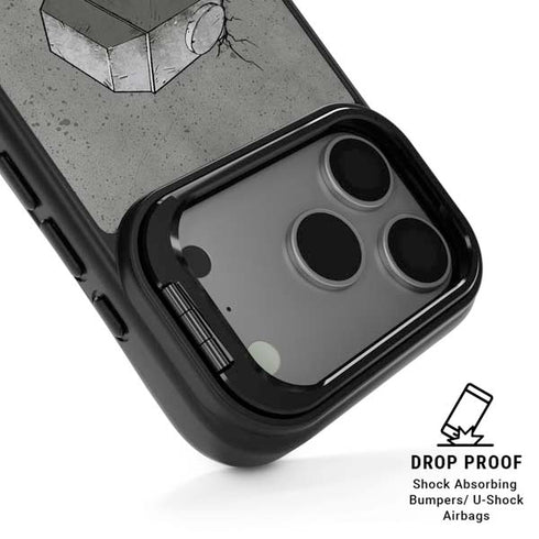 Marvel Thor Thors Hammer Mjolnir iPhone 17 Pro Kickstand Case