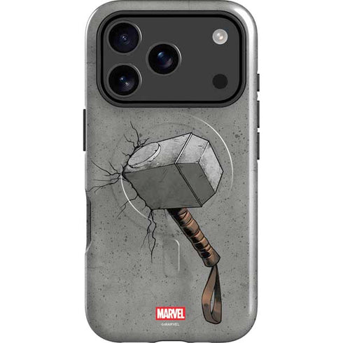 Marvel Thor Thors Hammer Mjolnir iPhone 17 Pro Magsafe Impact Case