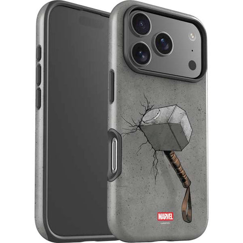 Marvel Thor Thors Hammer Mjolnir iPhone 17 Pro Max Impact Case