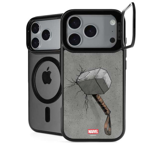Marvel Thor Thors Hammer Mjolnir iPhone 17 Pro Max Kickstand Case