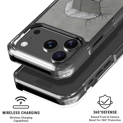 Marvel Thor Thors Hammer Mjolnir iPhone 18 Pro Clear Case