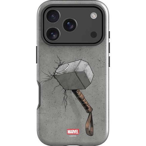 Marvel Thor Thors Hammer Mjolnir iPhone 18 Pro Impact Case