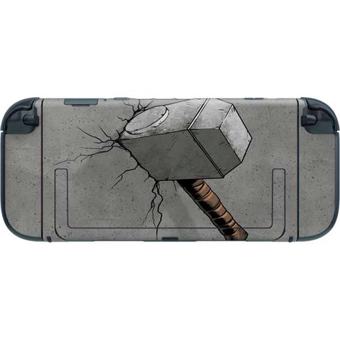Marvel Thor Thors Hammer Mjolnir Nintendo Switch 2 (2025) with Joy-Con Skin