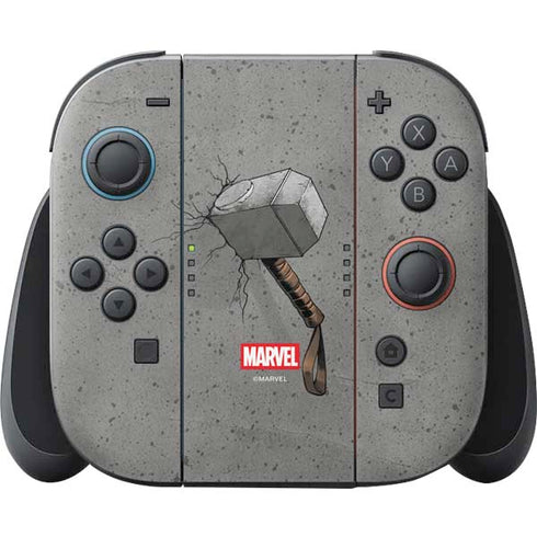 Marvel Thor Thors Hammer Mjolnir Nintendo Switch 2 (2025) Joy-Con Controller Skin