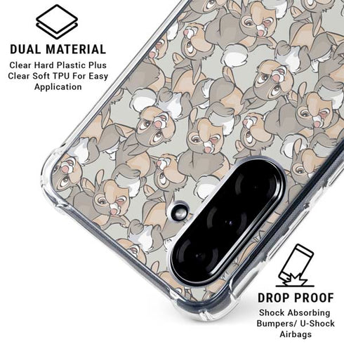 Disney Bambi Thumper Character Pattern Galaxy A36 5G Clear Case