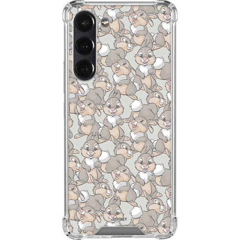 Disney Bambi Thumper Character Pattern Galaxy S24 FE Clear Case