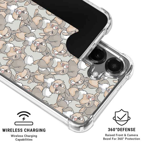 Disney Bambi Thumper Character Pattern Galaxy S26 Plus Clear Case