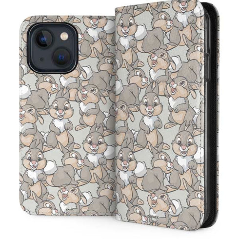 Disney Bambi Thumper Character Pattern iPhone 14 Folio Case