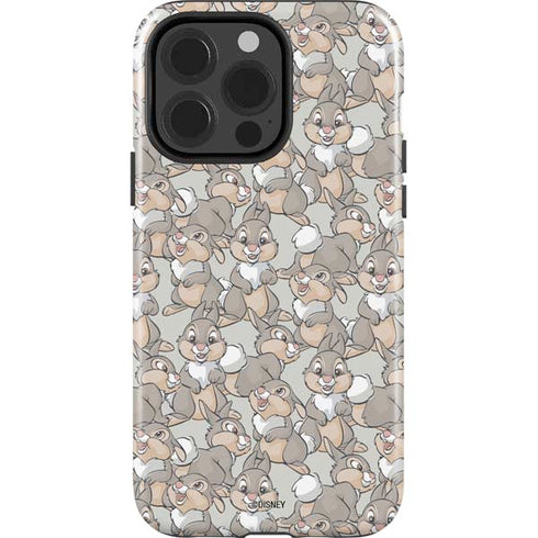 Disney Bambi Thumper Character Pattern iPhone 15 Pro Impact Case