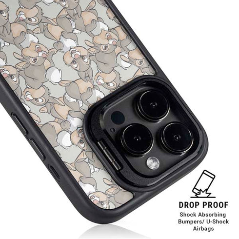 Disney Bambi Thumper Character Pattern iPhone 15 Pro Max Kickstand Case