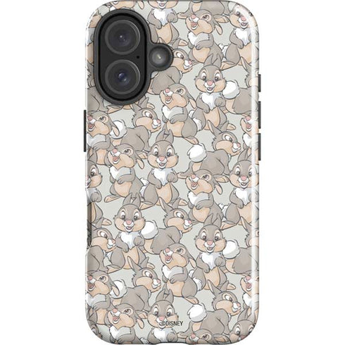 Disney Bambi Thumper Character Pattern iPhone 16 Impact Case