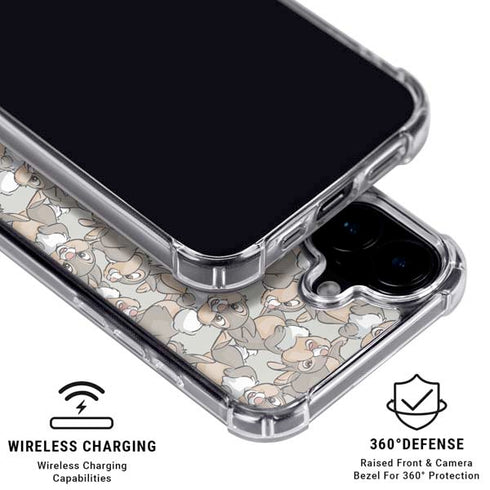 Disney Bambi Thumper Character Pattern iPhone 16 MagSafe Case