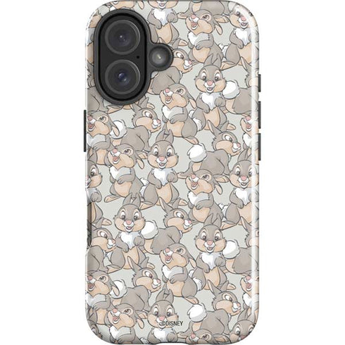 Disney Bambi Thumper Character Pattern iPhone 16 Plus Impact Case