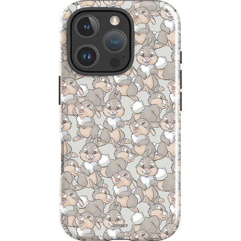 Disney Bambi Thumper Character Pattern iPhone 16 Pro Impact Case