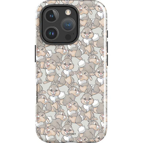 Disney Bambi Thumper Character Pattern iPhone 16 Pro Max Impact Case