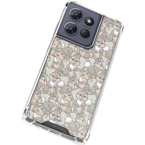 Disney Bambi Thumper Character Pattern Moto G Play 5G (2025) Clear Case