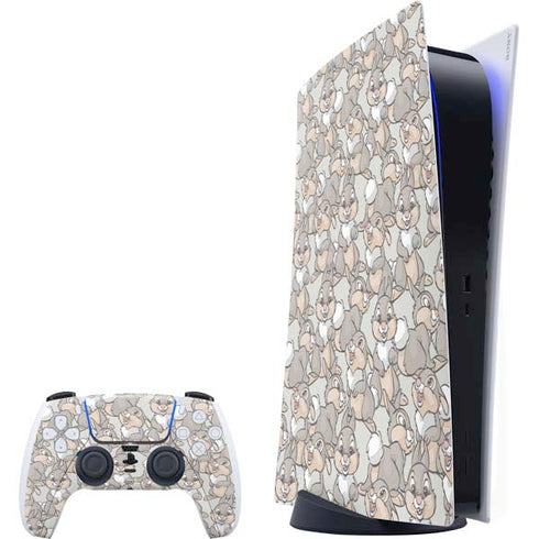 Disney Bambi Thumper Character Pattern PlayStation PS5 Skins