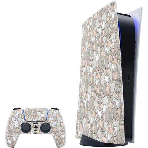 Disney Bambi Thumper Character Pattern PlayStation PS5 Skins