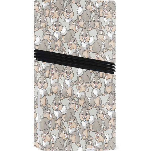 Disney Bambi Thumper Character Pattern PS5 Pro Disk Bundle Skin