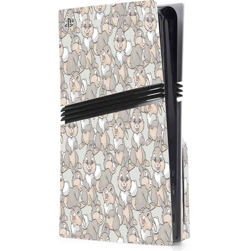 Disney Bambi Thumper Character Pattern PS5 Pro Disk Console Skin