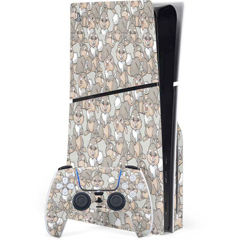 Disney Bambi Thumper Character Pattern PlayStation PS5 Skins