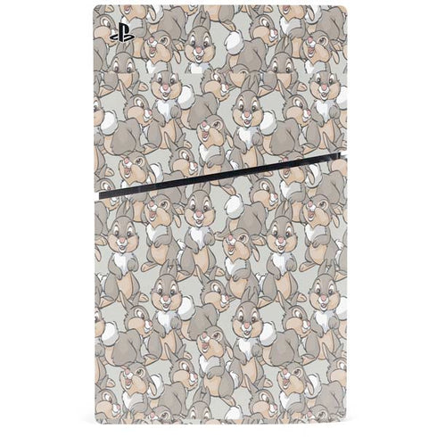 Disney Bambi Thumper Character Pattern PS5 Slim Digital Edition Console Skin