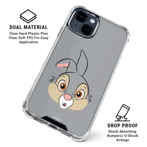 Disney Bambi Thumper Portrait iPhone 15 Clear Case