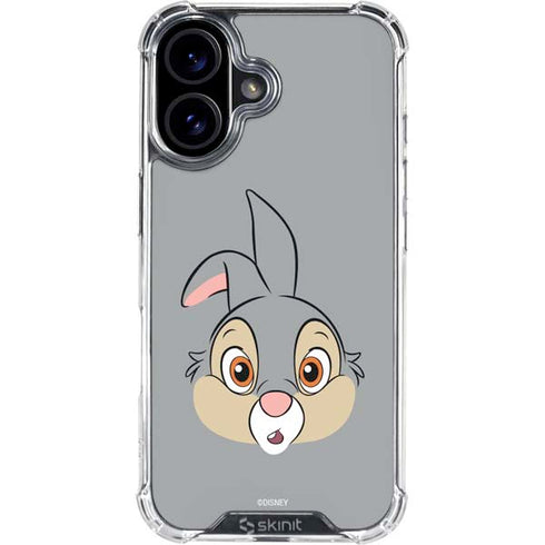 Disney Bambi Thumper Portrait iPhone 16 Plus Clear Case