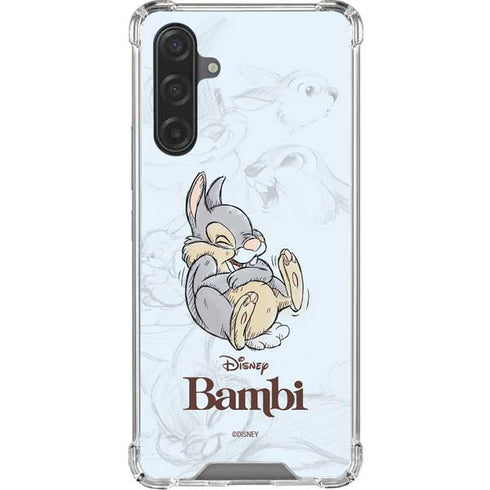 Disney Bambi Thumper Sketched portrait Galaxy A17 Clear Case